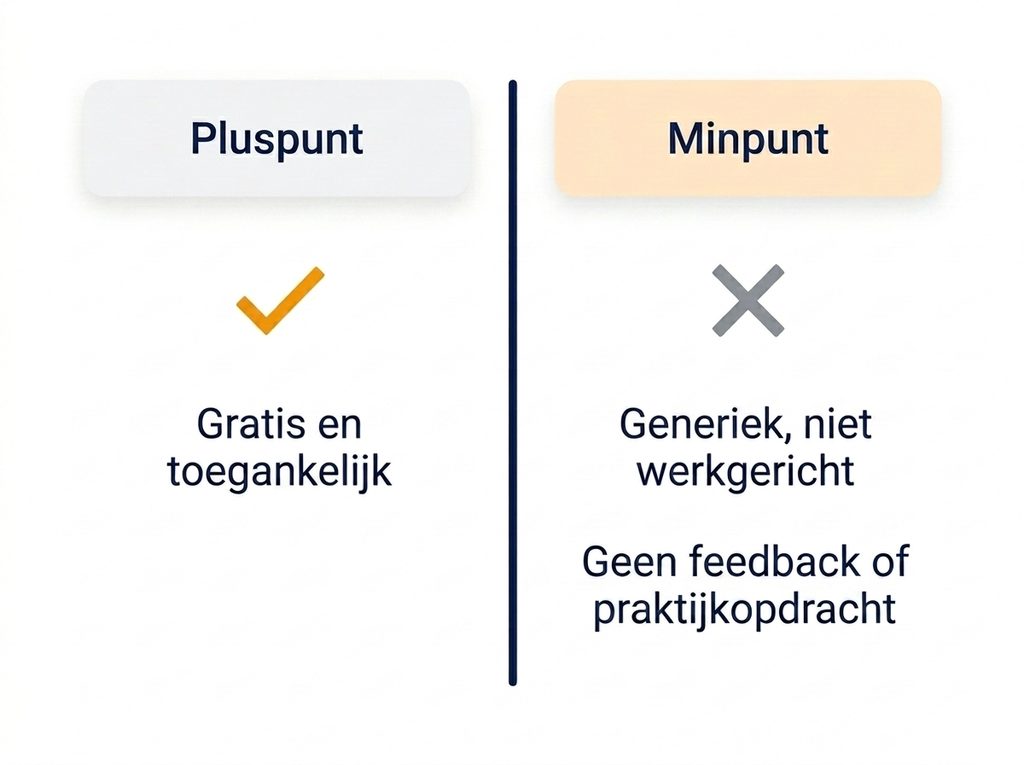 Voor en nadelen van Nationale AI cursus